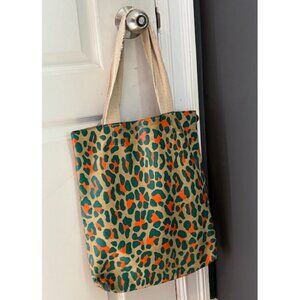 Clare V leopard spotted tote